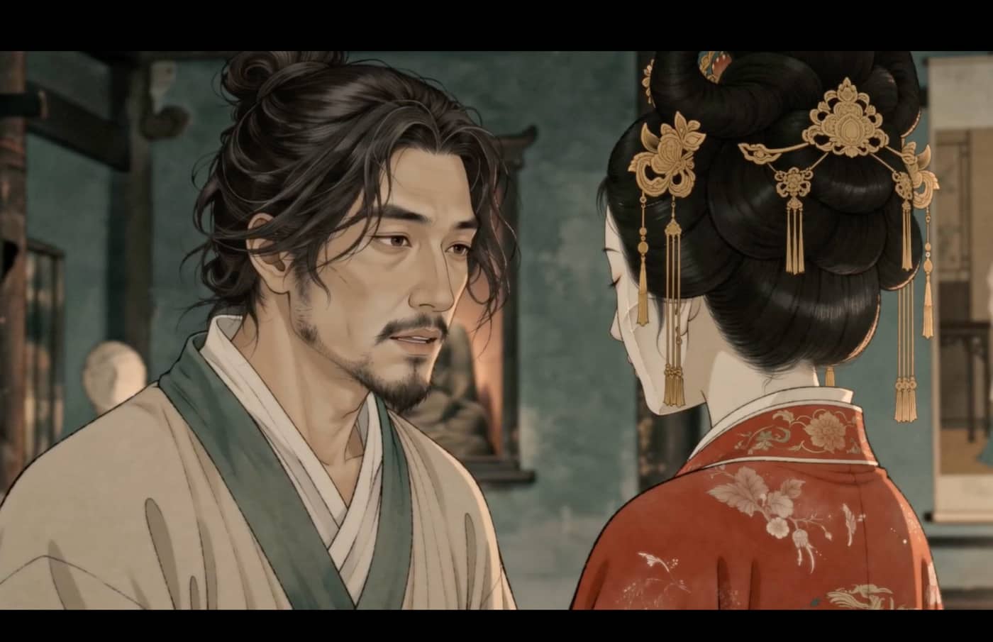 叶明星 AIGC 电影《纸嫁郎》画面 02