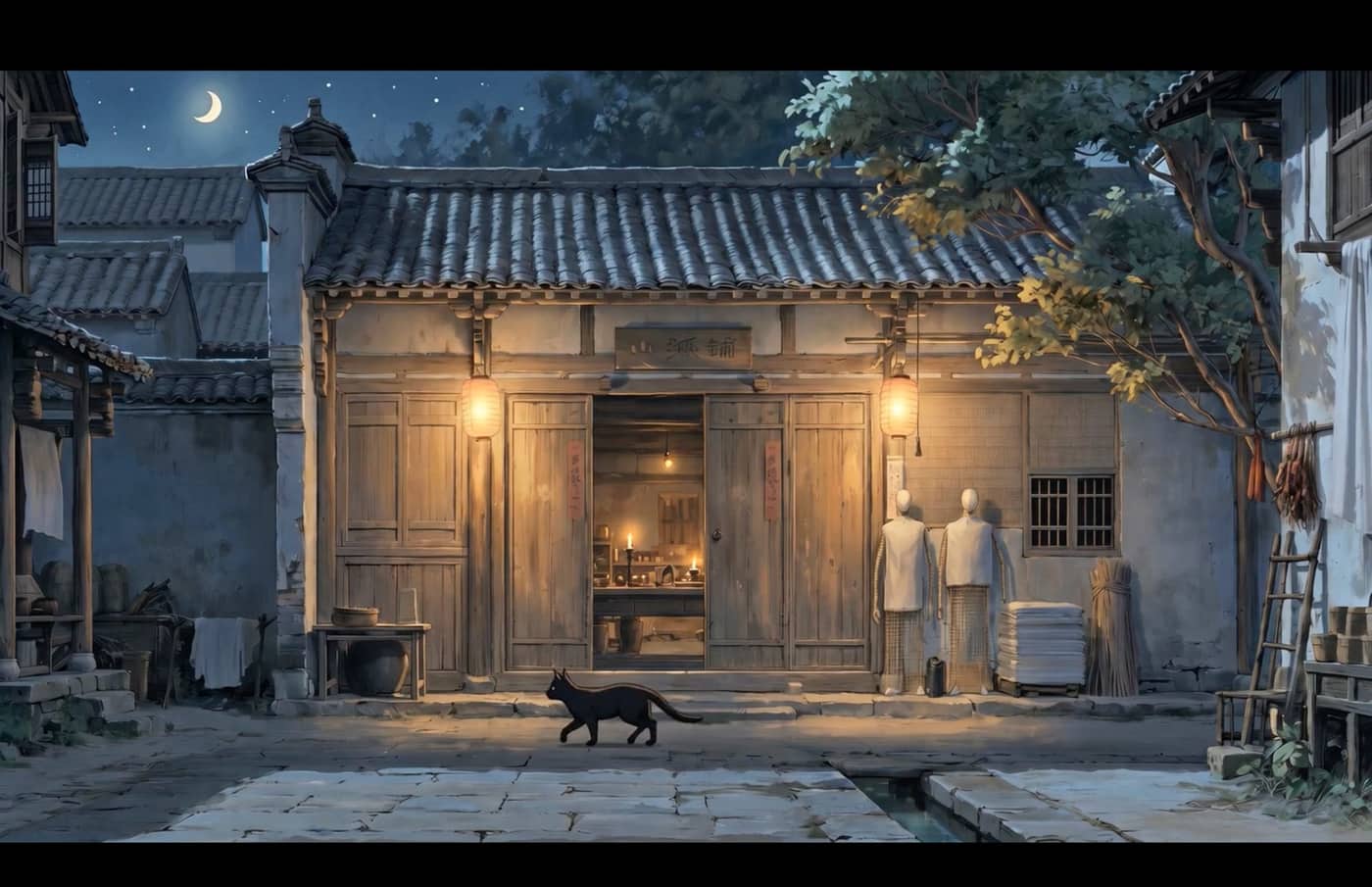 叶明星 AIGC 电影《纸嫁郎》画面 04